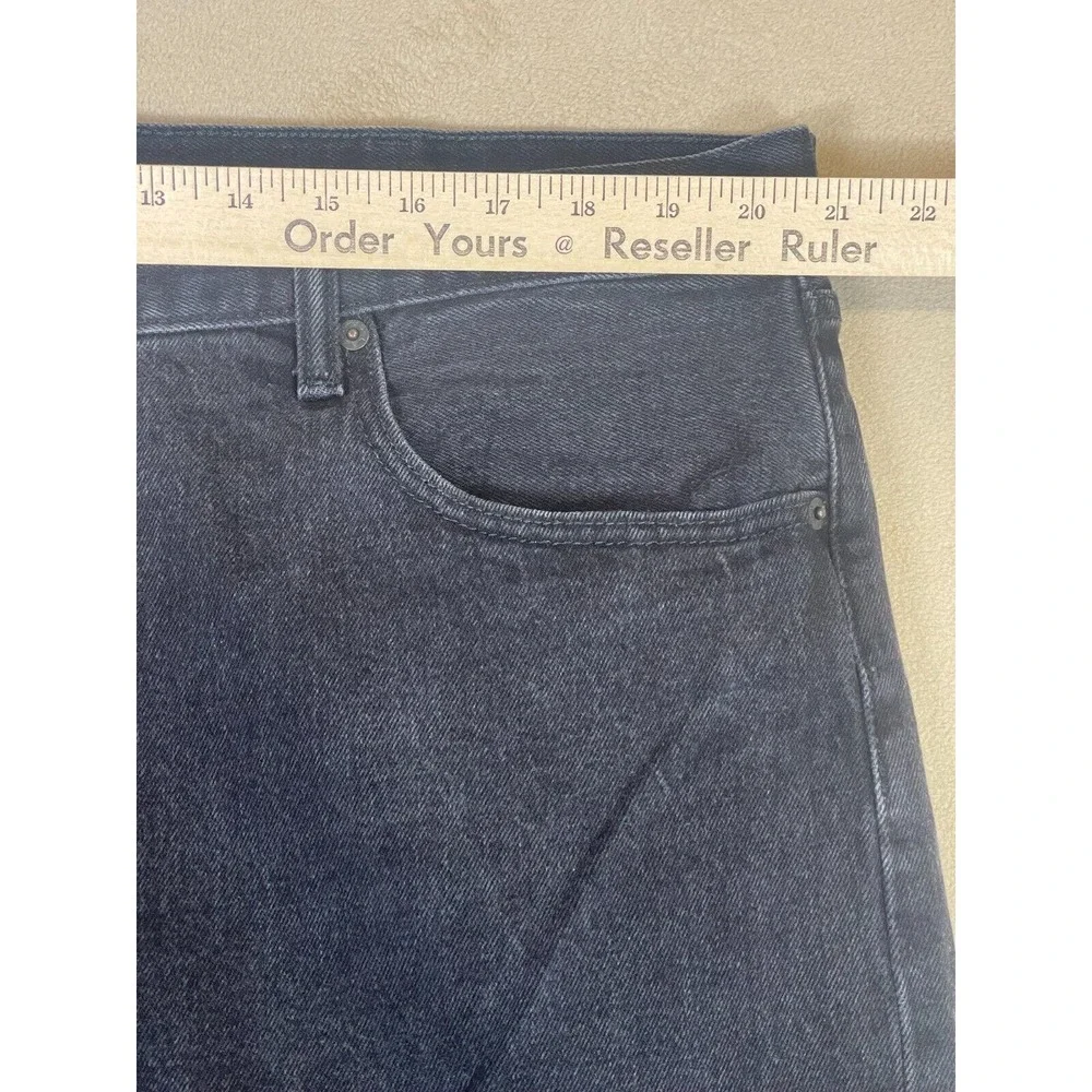 Levis‎ Jeans Mens 42x32 Black 501 XX Denim Button Fly Casual Straight Adult